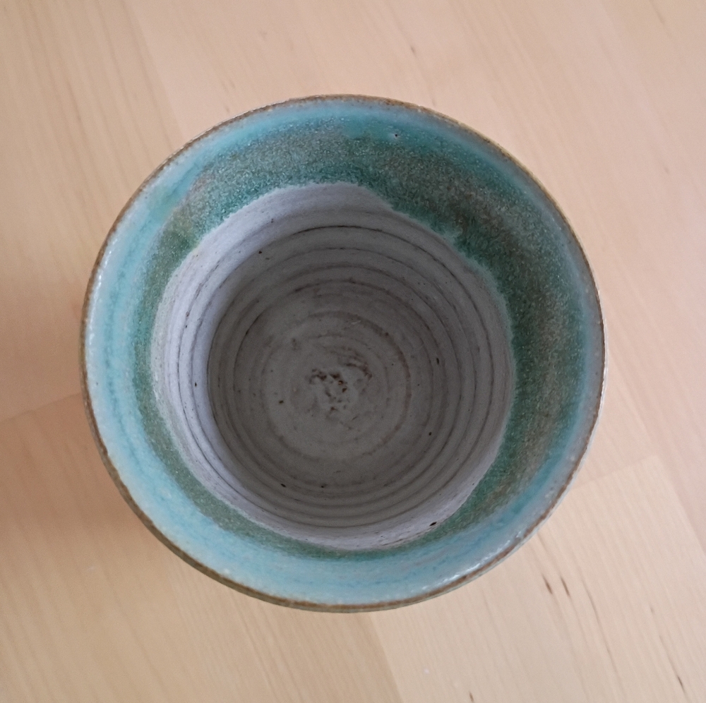 Small Handmade Ceramic Wine Or Whiskey Cup - Picture 2 of 5